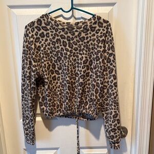 Leopard Print Women's Top